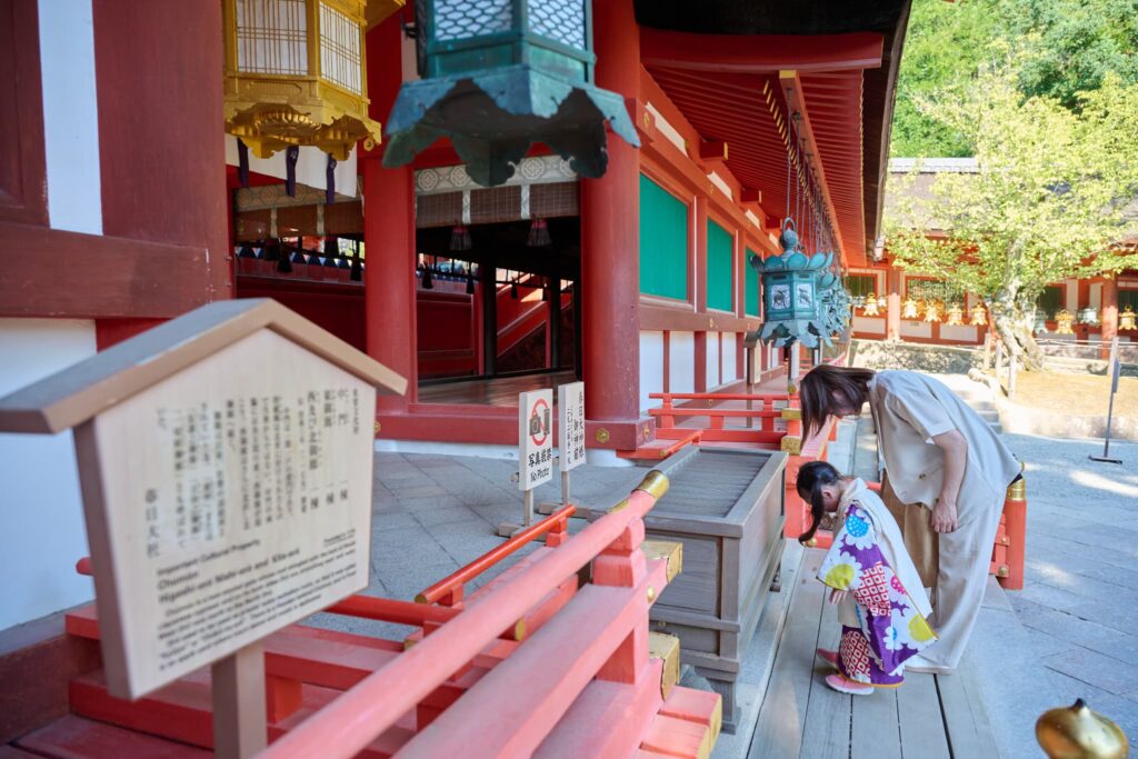 七五三(753)奈良市_フォトスタジオワタナベ(渡辺写真館)_春日大社_お礼